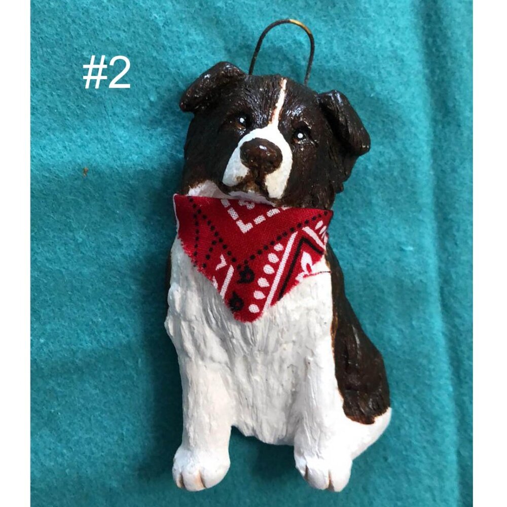 Border Collie Holiday Ornament